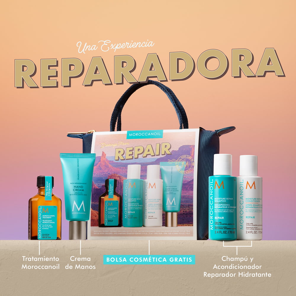 MINI HAIR REPAIR KIT (KIT DE HIDRATANTES EN FORMATO DE VIAJE)